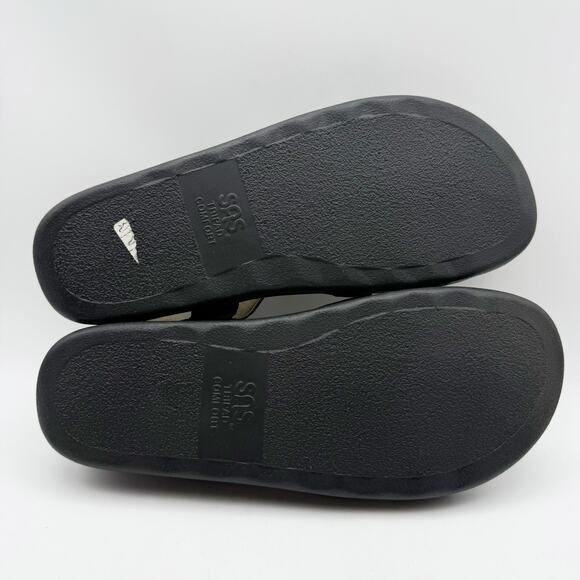 SAS Womens Sorrento Adjustable Comfort Sandal US 12 M Black Leather NIB - Picture 11 of 12